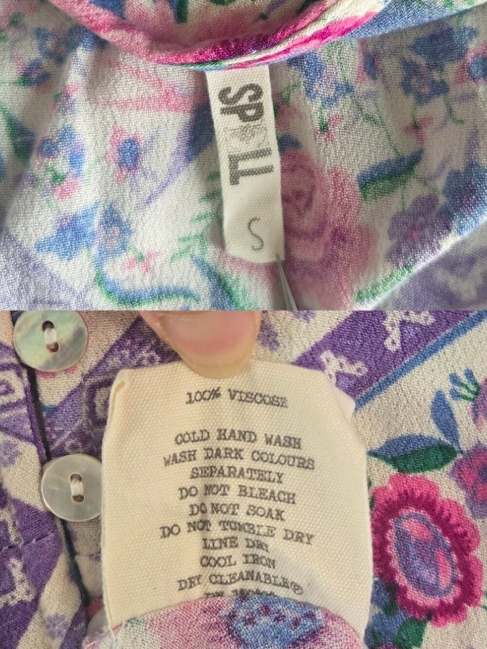 Spell & the Gypsy Babushka Lavender MaryKate Dress Size XS or Small - Picture 12 of 12